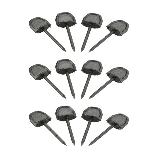 Clous EK Archery pour cible de tir &agrave; l'arc | En plastique noir | Gengis Archerie