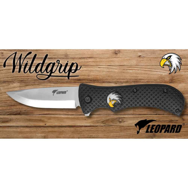 Couteau de poche L&eacute;opard Wildgrip 12 cm - 18863 - Hattila