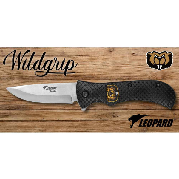 Couteau de poche L&eacute;opard Wildgrip 12 cm - 18872 - Hattila