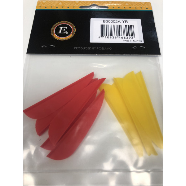 Empennage pour fl&egrave;ches alu et carbone (10 pi&egrave;ces)