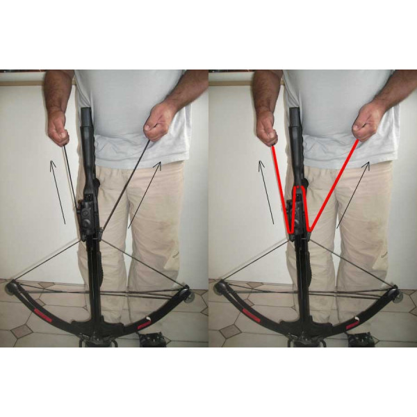 Bandoir ManKung &ndash; corde de r&eacute;armement pour arbal&egrave;te