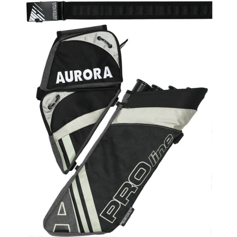 Carquois Aurora Proline 4 tubes gaucher noir et bleu
