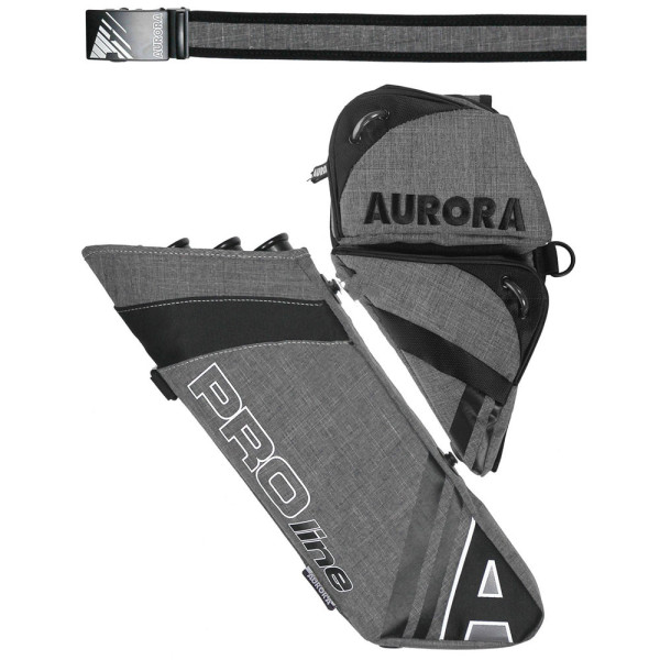 Carquois Aurora Proline 4 tubes gaucher noir et bleu