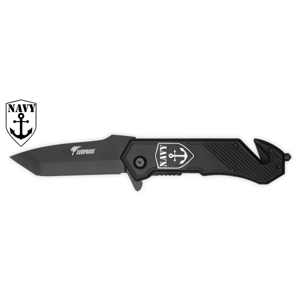Couteau de poche L&eacute;opard Darkgrip 12 cm