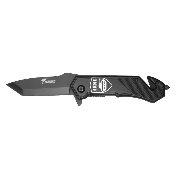 Couteau de poche L&eacute;opard Darkgrip 12 cm