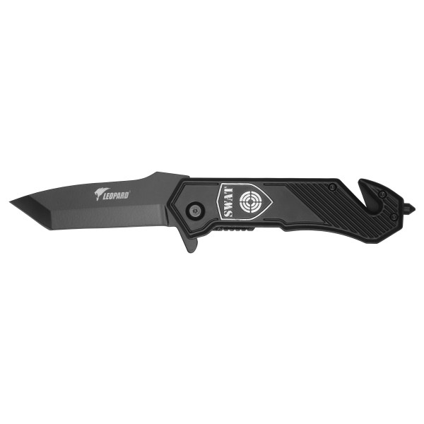Couteau de poche L&eacute;opard Darkgrip 12 cm