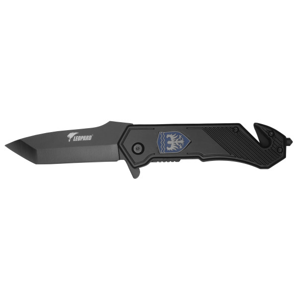 Couteau de poche L&eacute;opard Darkgrip 12 cm