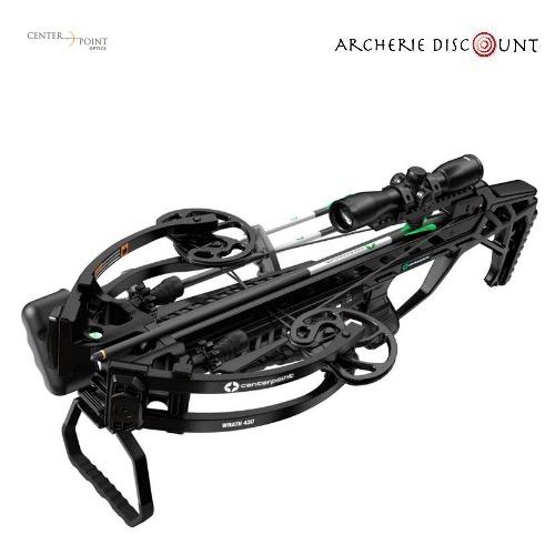 Center point wrath with silent crank package 430fps 4x32 illuminated scope quiver and cocker