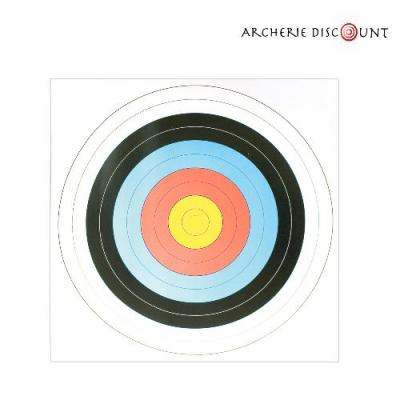 Cible ronde jaune bleu rouge noir pour arc archerie discount