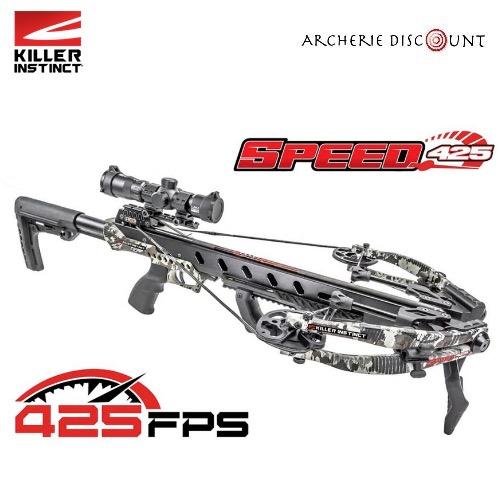 Killer instinct speed 425fps elite package compound crossbow chaos camo