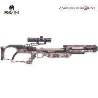 Ravin compound crossbow set r20 predator camo 430fps lenght 33 6 8lbs w 100yd scope1