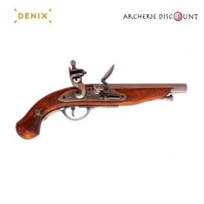 Reproduction du pistolet pirate de Jean Bart XVIIIe s DENIX