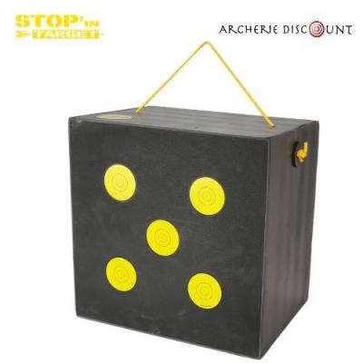 Stop in target cube en mousse ldx 48 x48 x35 cm
